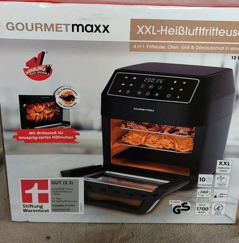 Xxl heißluft fritteuse 12l - heißluft,